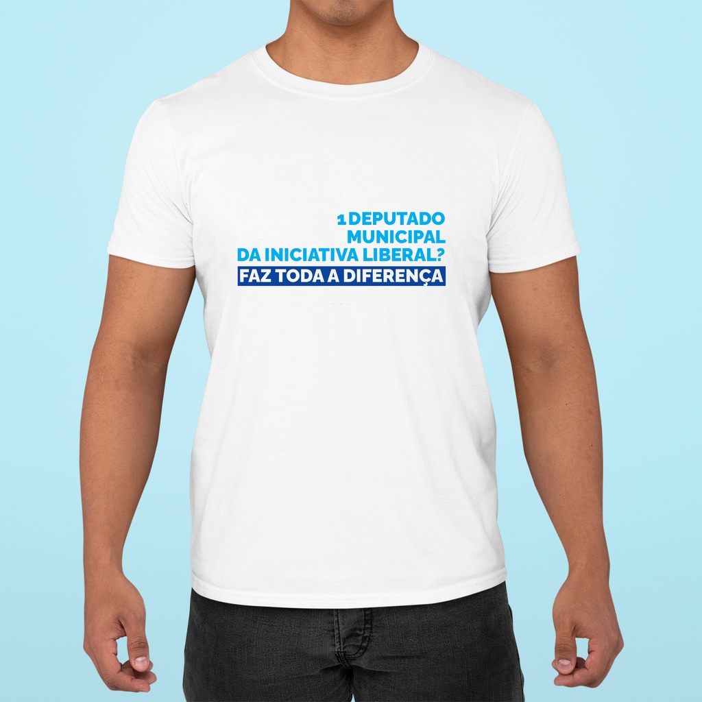 T-Shirt Temática - "Deputado liberal"